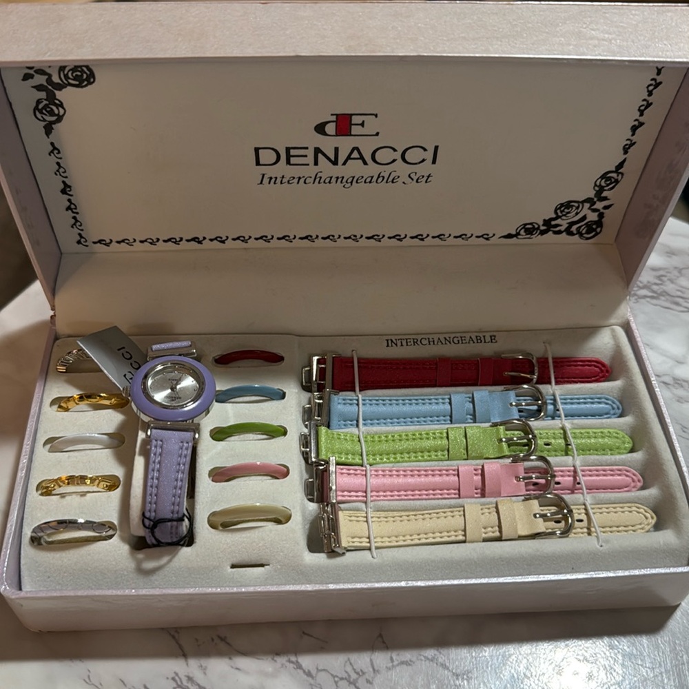 Dennaci Interchangeable Watch Set || Brand New with Tags
